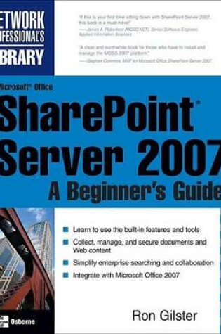 Cover of Microsoft(r) Office Sharepoint(r) Server 2007: A Beginner's Guide