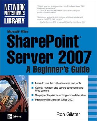 Cover of Microsoft(r) Office Sharepoint(r) Server 2007: A Beginner's Guide