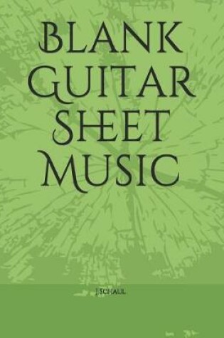 Cover of Blank Guitar Sheet Music