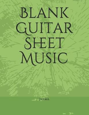 Book cover for Blank Guitar Sheet Music