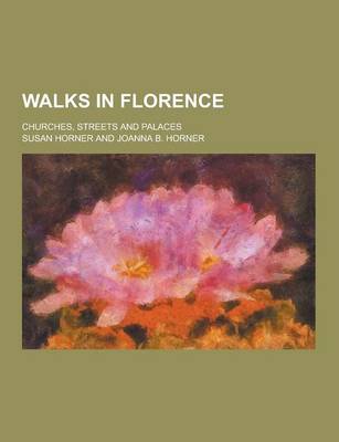 Book cover for Walks in Florence; Churches, Streets and Palaces