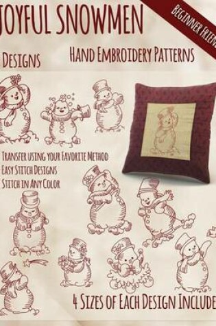 Cover of Joyful Snowmen Hand Embroidery Patterns