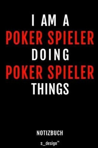 Cover of Notizbuch für Poker Spieler