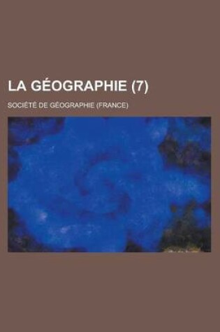 Cover of La Geographie (7 )