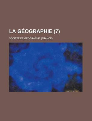 Book cover for La Geographie (7 )