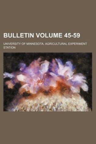 Cover of Bulletin Volume 45-59