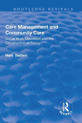 Cover of Care Management and Community Care