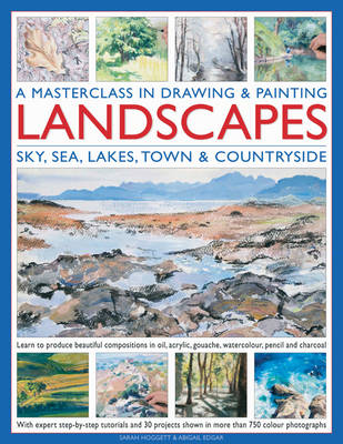 Book cover for Masterclass in Drawing & Painting Landscapes