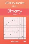 Book cover for Binary Puzzles - 200 Easy Puzzles 11x11 Vol.9