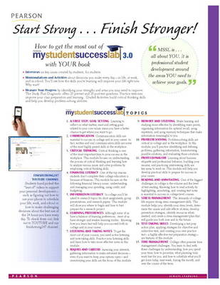 Cover of Success Tips Plus NEW MyStudentSuccessLab 2012 Update -- Access Card Package