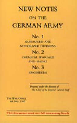 Book cover for New Notes on the German Army