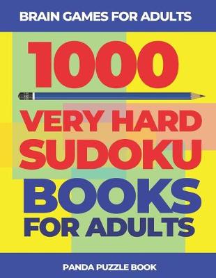 Book cover for Brain Games For Adults - 1000 Very Hard Sudoku Books For Adults