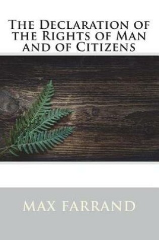 Cover of The Declaration of the Rights of Man and of Citizens