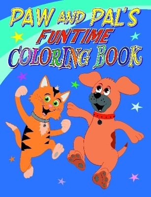 Book cover for Paw and Pal's Funtime Coloring Book