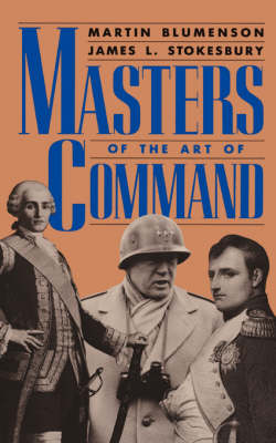 Book cover for Masters Of The Art Of Command