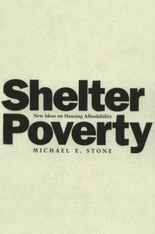 Cover of Shelter Poverty