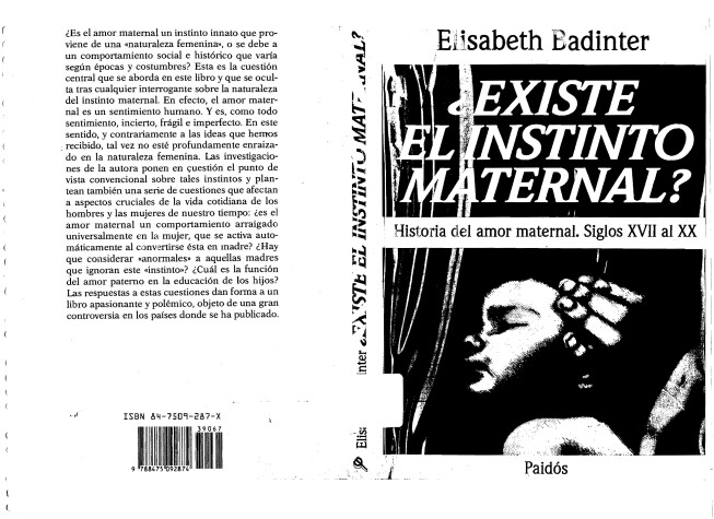 Book cover for Existe El Instinto Maternal?