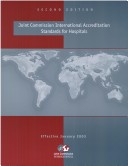 Book cover for Joint Commission International Accreditation Standards for Hospitals