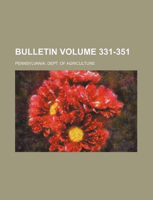 Book cover for Bulletin Volume 331-351