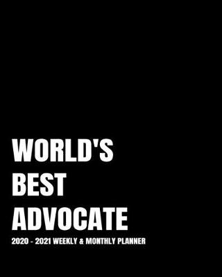 Book cover for World's Best Advocate Planner