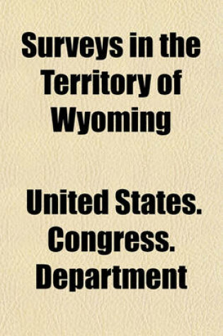 Cover of Surveys in the Territory of Wyoming