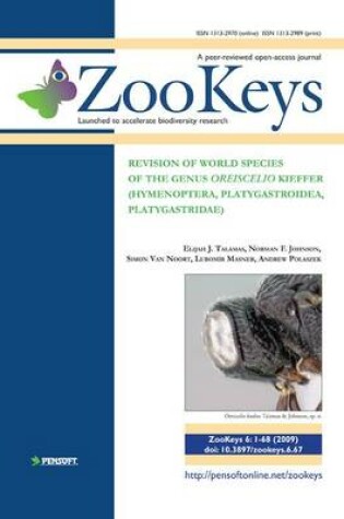 Cover of Revision of World Species of the Genus Oreiscelio Kieffer (Hymenoptera, Platygastroidea, Platygastridae)