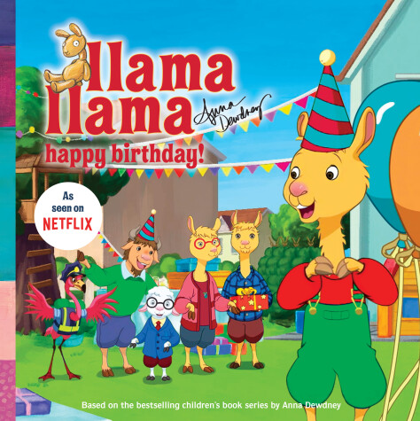 Book cover for Llama Llama Happy Birthday!