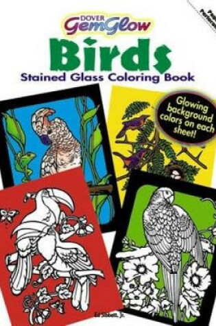 Cover of Gemglow Stained Glass Coloring Book