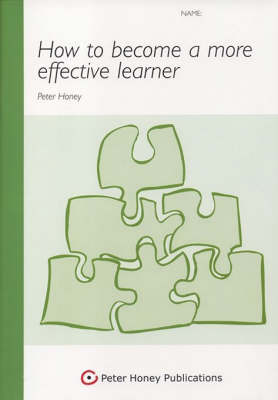 Book cover for How to Become a More Effective Learner