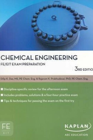 Cover of Chemical Engineering FE/EIT Exam Prep