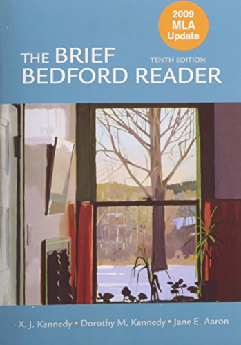Book cover for Brief Bedford Reader 10e with 2009 MLA Update & Tab Version of Rules for Writers 8e with 2009 MLA and 2010 APA Updates & I-Cite & Research Pack