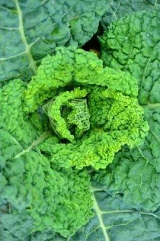 Cover of Bright Green Savoy Cabbage Garden Journal