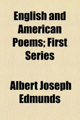 Cover of English and American Poems; First Series