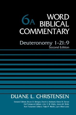 Cover of Deuteronomy 1-21:9, Volume 6A