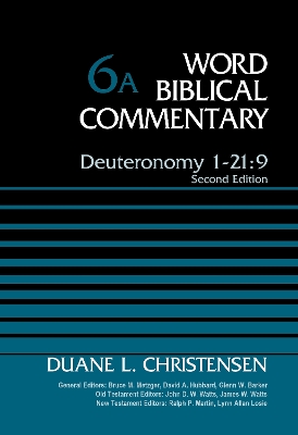 Cover of Deuteronomy 1-21:9, Volume 6A