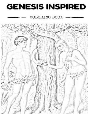 Book cover for Genesis Inspired Coloring Book