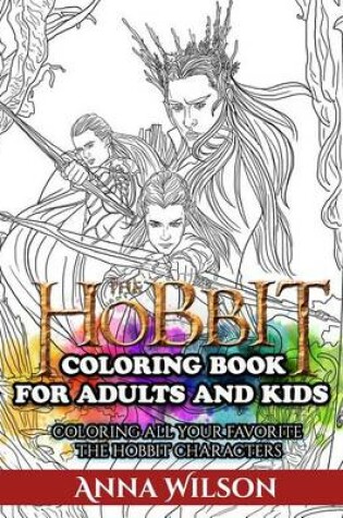 Cover of The Hobbit Coloring Book for Adults and Kids