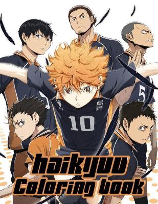 Book cover for Haikyuu Coloring book