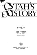 Cover of Utah's History