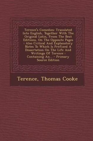 Cover of Terence's Comedies