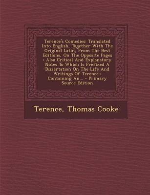 Book cover for Terence's Comedies