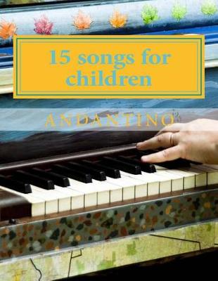 Book cover for 15 songs for children