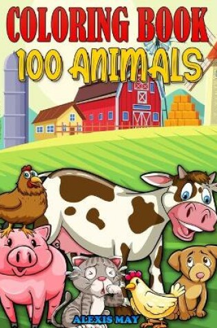 Cover of 100 Animals Coloring Book