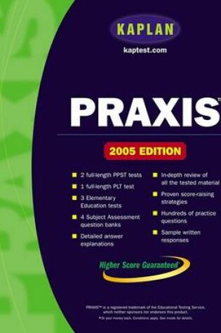 Cover of Kaplan Praxis 2005