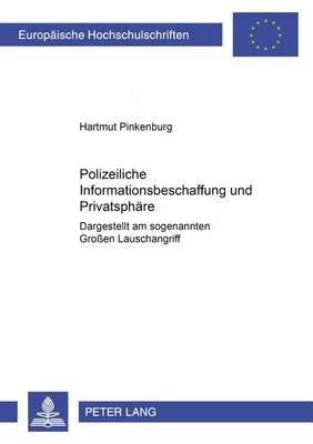 Book cover for Polizeiliche Informationsbeschaffung Und Privatsphaere