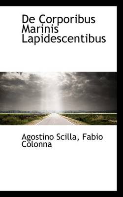 Book cover for de Corporibus Marinis Lapidescentibus