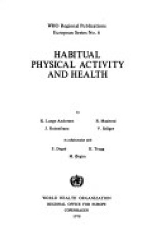 Cover of Habitual Physical Activity and Health