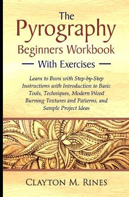 Book cover for The Pyrography Beginners Workbook with Exercises