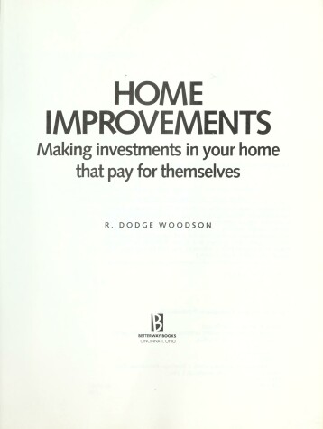 Book cover for Home Improvements