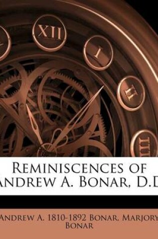 Cover of Reminiscences of Andrew A. Bonar, D.D